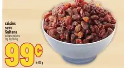 Marché Adonis RAISINS SECS SULTANA | SULTANA RAISINS offer