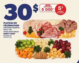 Provigo PLATEAU DE CÉLÉBRATION | PARTY TRAY offer