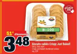 Super C biscuits sablés CrispyJustBaked! | Crispy Just Baked! shortbread cookies offer