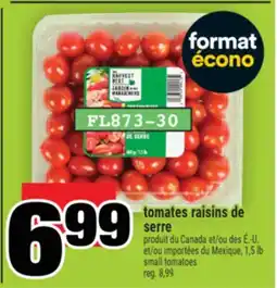 Super C tomates raisins de serre | small tomatoes offer