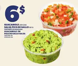 Provigo GUACAMOLE, 255 G OU SALSA PICO DE GALLO, 187 G | GUACAMOLE OR PICO DE GALLO SALSA offer
