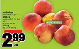 Super C nectarines or pêches | nectarines peaches offer