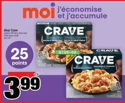 Super C dîner Crave | Crave frozen dinner offer