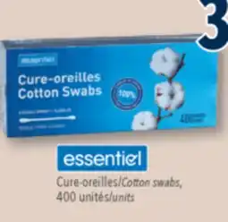 Familiprix Essentiel double-tipped cotton swabs 400un offer