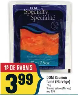 Marché Adonis DOM SAUMON FUMÉ (NORVÈGE) | SMOKED SALMON (NORWAY) offer
