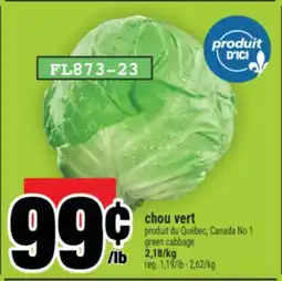 Super C chou vert | green cabbage offer