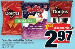 Super C Croustilles de tortillas Doritos | Ruffles, Doritos chips offer