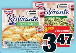 Super C Ristorante pizza croûte mince | Ristorante thin crust pizza offer