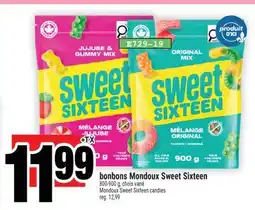 Super C bonbons Mondoux Sweet Sixteen | Mondoux SweetSixteen candies offer