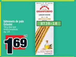Super C bâtonnets de pain Grissini | Grissini breadsticks offer