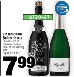 Super C vin mousseux Bulles de nuit | Bulles de nuit sparkling wine offer