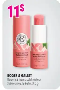 Familiprix ROGER & GALLET Sublimating lip balm offer