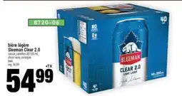 Super C bière légère Sleeman Clear 2.0 | beer offer