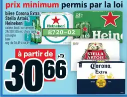 Super C bière Corona Extra, Stella Artois, Heineken | beer offer