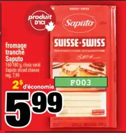 Super C fromage tranché Saputo | Saputo sliced cheese offer