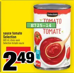 Super C sauce tomate Selection | Selection tomato sauce offer