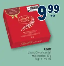 Familiprix Lindt Lindor milk chocolate Irresistibly Smooth creamy center offer
