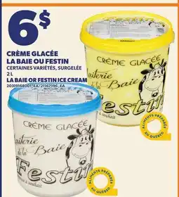 Provigo CRÈME GLACÉE LA BAIE OU FESTIN, 2 L | LA BAIE OR FESTIN ICE CREAM offer