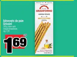 Super C bâtonnets de pain Grissini offer