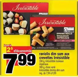 Super C raviolis dim sum aux crevettes Irrésistible offer