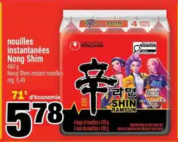 Super C nouilles instantanées Nong Shim offer