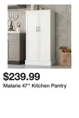 Wayfair Malarie 47'' Kitchen Pantry offer