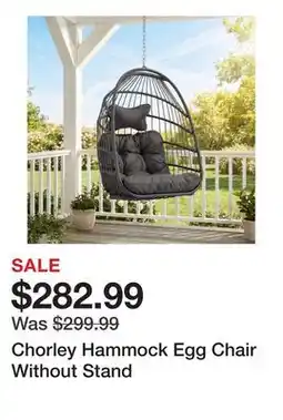 Wayfair Chorley Hammock Egg Chair Without Stand offer