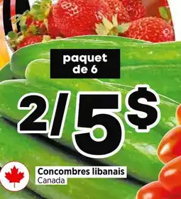 Val-Mont Concombres libanais offer
