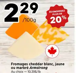 Val-Mont Fromages cheddar blanc, jaune ou marbré Armstrong offer