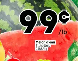 Val-Mont Melon d'eau offer
