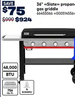 RONA Weber 36 Slate propane gas griddle offer