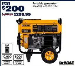 RONA DEWALT Portable generator offer