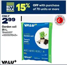 RONA VALU+ Garden soil offer