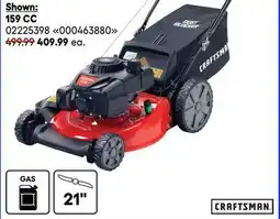 RONA CRAFTSMAN 159 CC gas lawn mowers offer
