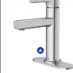 RONA MOEN Chrome finish Rinza bathroom faucets and accessories offer