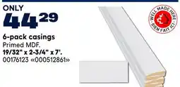 RONA METRIE 19/32 x 2-3/4 x 7'. 6-pack casings offer