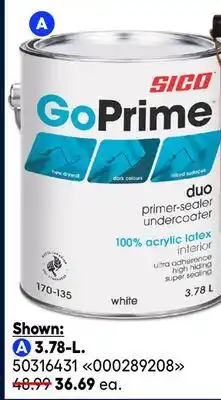 RONA SICO GoPrime primer, 3.78-L offer