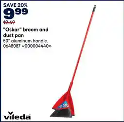 RONA Vileda Oskar broom and dust pan offer