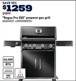 RONA NAPOLEON Rogue Pro 525 propane gas grill offer