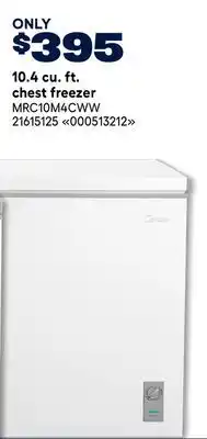 RONA Midea 10.4 cu. ft. chest freezer offer
