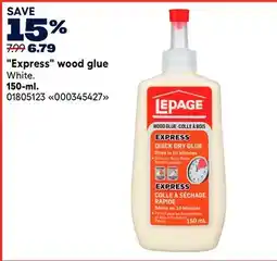 RONA LEPAGE 150-ml. Express wood glue offer