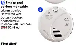 RONA First Alert Smoke and carbon monoxide alarm combo offer
