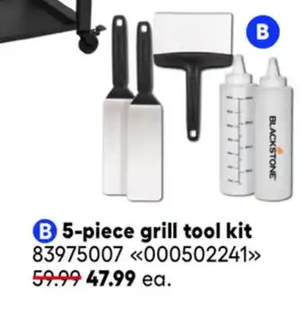 RONA Blackstone 5-piece grill tool kit offer