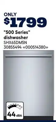 RONA Bosch 500 Series dishwasher offer