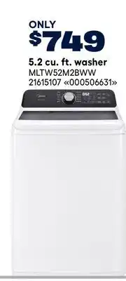 RONA Midea 5.2 cu. ft. washer offer