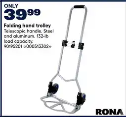 RONA Folding hand trolley offer