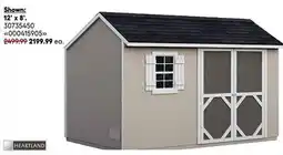 RONA 12' x 8' Wood Garden Sheds offer