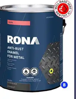 RONA 3.6-L, rust paint sizes of RONA stain and specialty paint offer