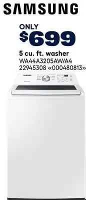 RONA SAMSUNG 5 cu. ft. washer offer
