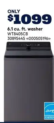 RONA LG 6.1 cu. ft. washer offer